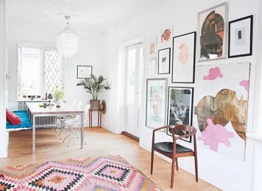 国外家居照片墙布置设计