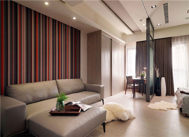 小空间装出大格局 50平温润精致小窝