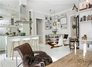 59平米开放式北欧公寓