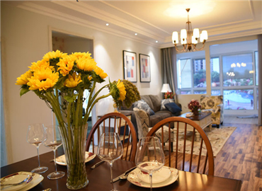 威廉美式田园风格都市公寓装修效果图