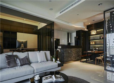 后现代风格装修现场实拍，完美的设计！