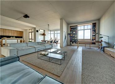 270平现代简约装修风格，乌克兰美景尽收眼底！