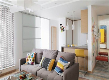 37平彩色公寓装修 尽显激情与活力