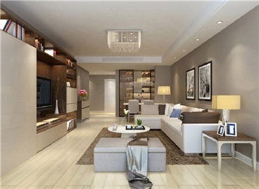 大户型三居室现代简约装修效果图