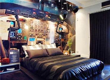 枕头边的艺术 创意床头板拼出特色卧室