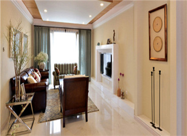 简欧田园风格客厅装修，最佳的混搭风格装修图片