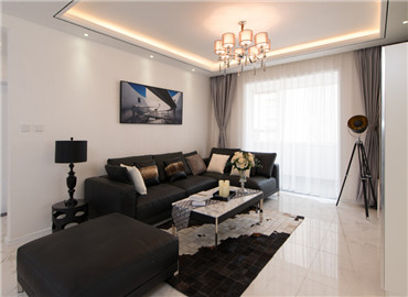 强调设计简洁，功能完整的舒适三室一厅