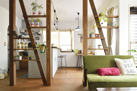 小户型巧收纳 78平公寓玩转小清新