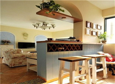 巧妙的个性划分！客厅隔断装修效果