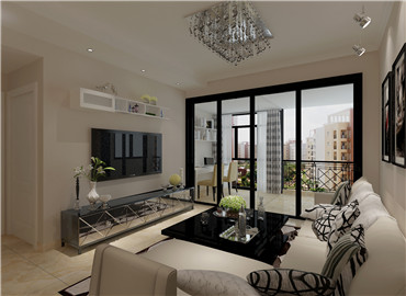 时尚现代二居室，演绎卓而不凡的独特个性