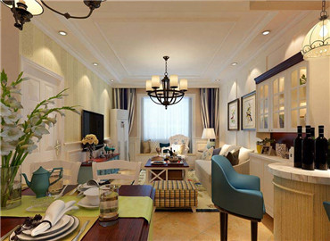 稳重又不失饱满的90㎡异域风格