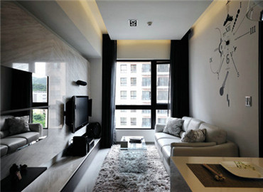 56平简约风格装修，小屋变大屋跻身时尚豪宅范！