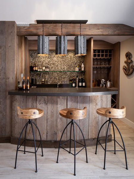 8款美式乡村风吧台设计 品味自然粗犷之美