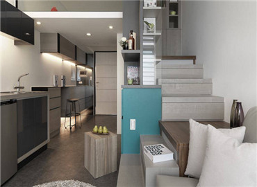 23㎡交换空间小户型设计 “5个停车位”的温馨小窝！