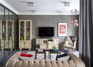 莫斯科70平米轻工业混搭公寓！