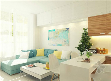 29㎡蜗居 清爽配色打造明媚空间