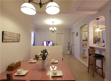 温馨舒适美式田园风 最适合甜蜜中的你们