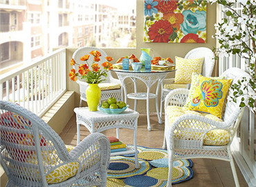 在家喝起下午茶 6图半开放式阳台