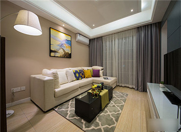 暖心！ 米色系客厅的淡雅轻盈