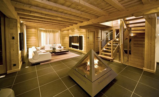 阿尔卑斯山上的小木屋 简直是豪宅