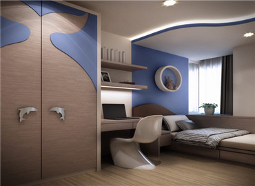 灵动清新儿童房装修案例