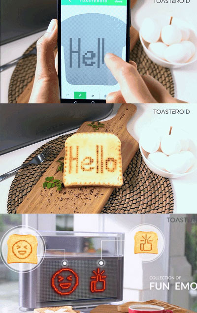 在面包上画画！能定制打印的面包机你见过吗