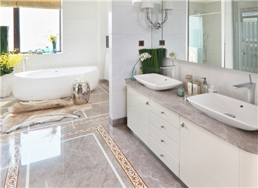 卫浴瓷砖发黄太影响颜值 一招简单破解