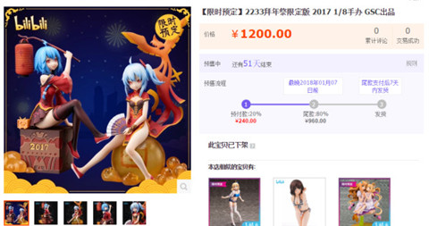 2017拜年祭手办拍卖事件