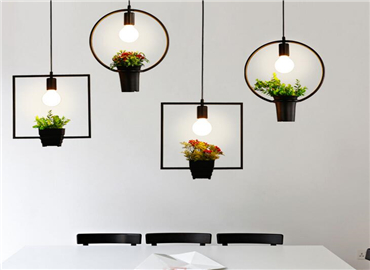 活久见！吊灯、盆栽就这样合体了？