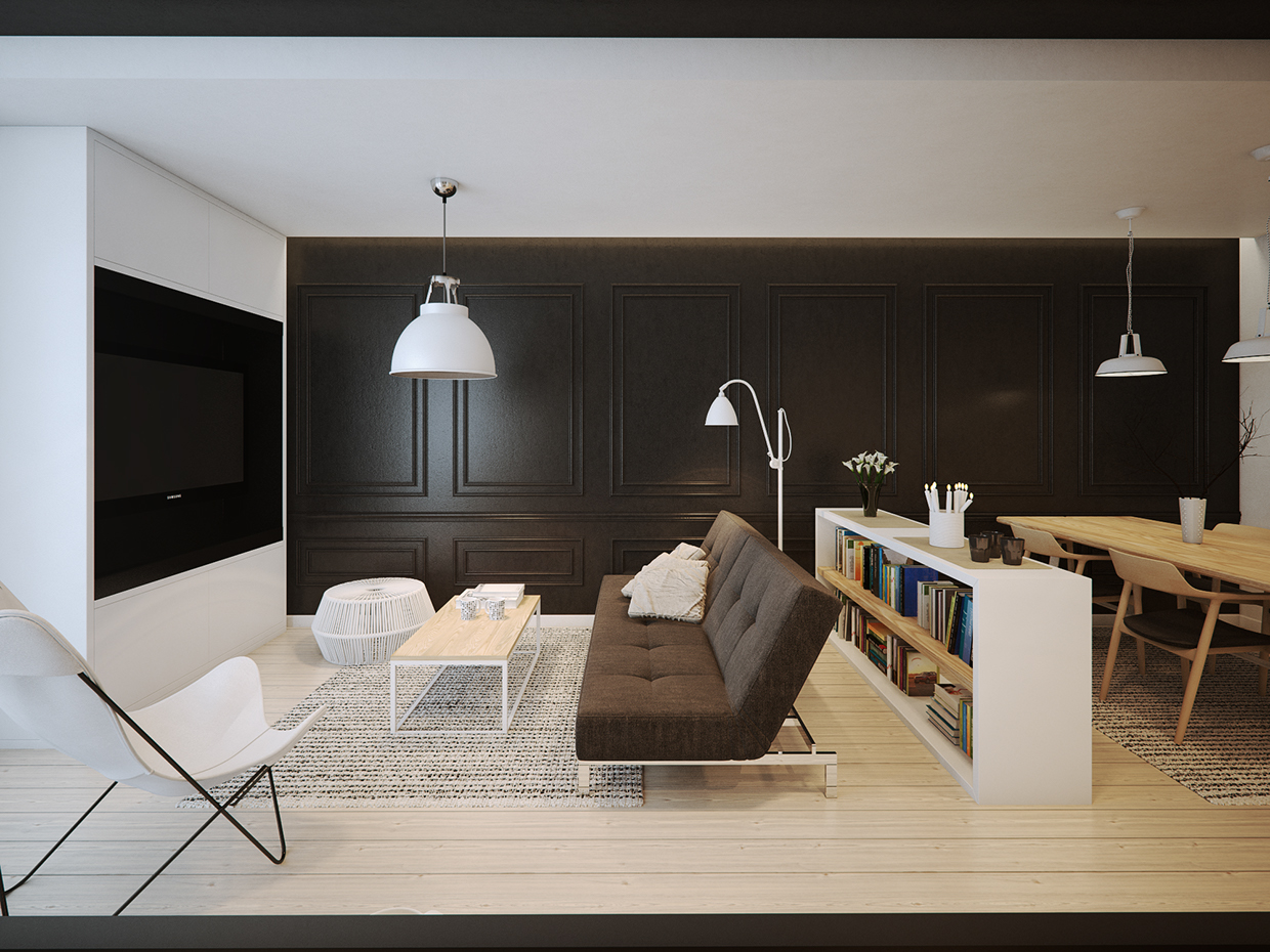 黑白点缀 色彩简约却充满魅力