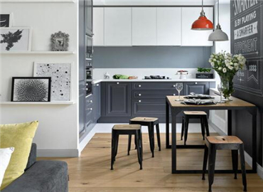 深灰蓝纯白搭配 极简的英伦优雅更有范儿