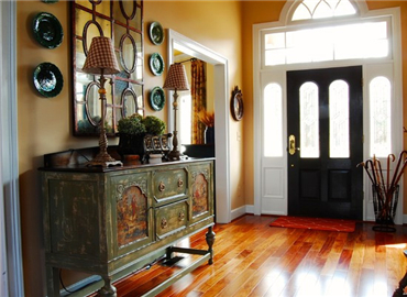 要的就是创意 进门风景巧布置