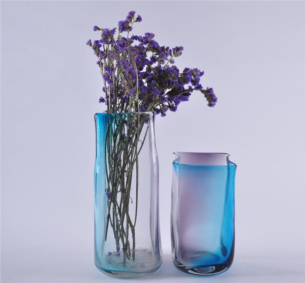 紫罗兰半浅撞色花瓶