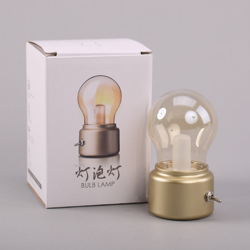 简约创意灯泡灯装饰台灯夜灯1