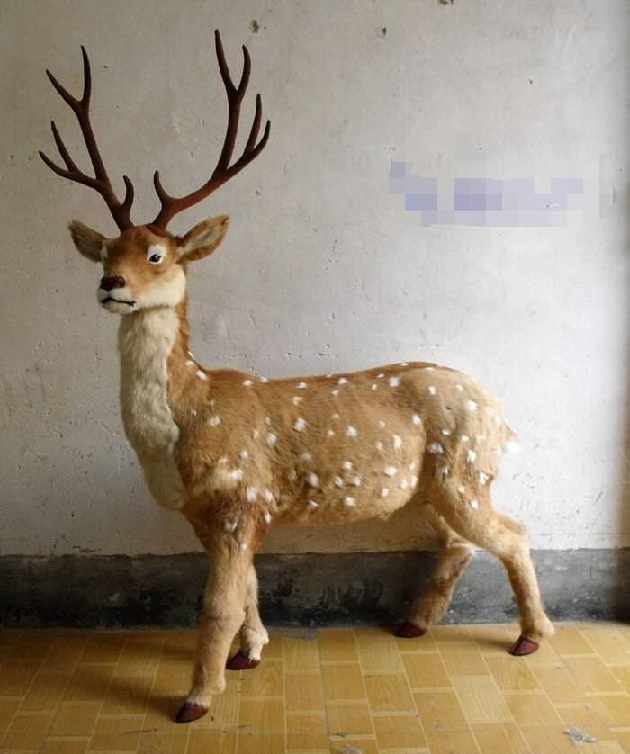仿真模型大梅花鹿  big simulation model  sika deer
