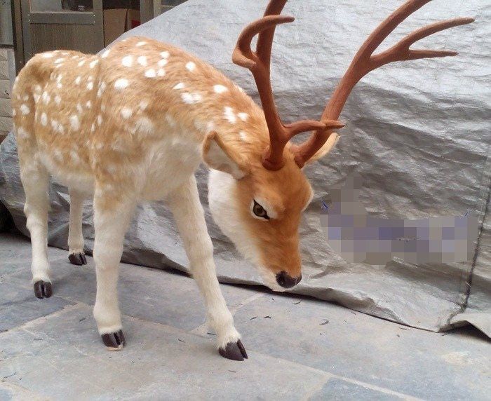 仿真模型大梅花鹿  big simulation model  sika deer