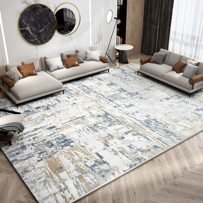 （艺辰地毯）土耳其进口客厅地毯轻奢沙发茶几简约现代卧室床边毯别墅高档