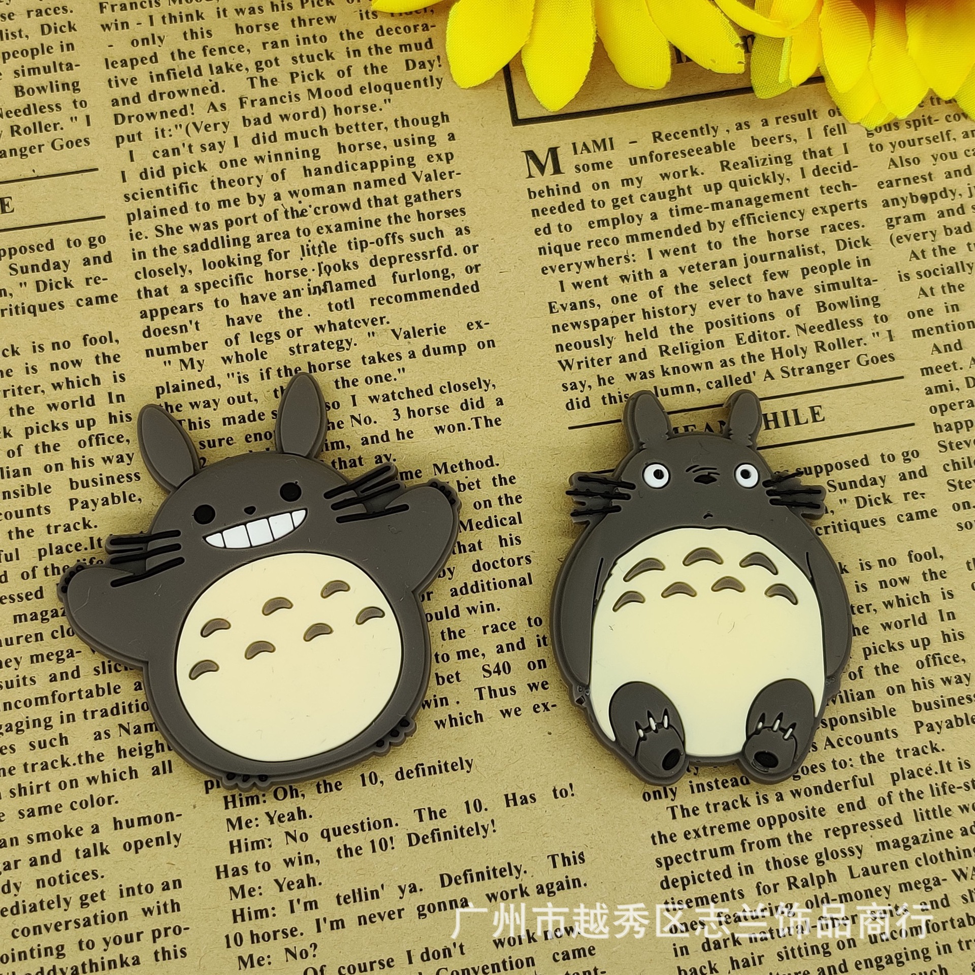 【可定制】创意磁铁pvc立体滴胶卡通龙猫冰箱贴旅游纪念品